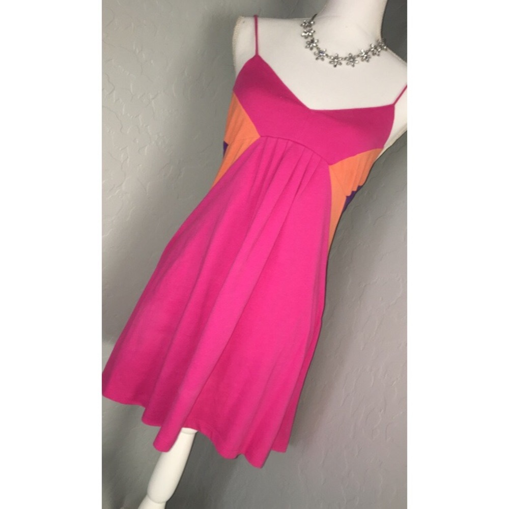Hot pink summer dress